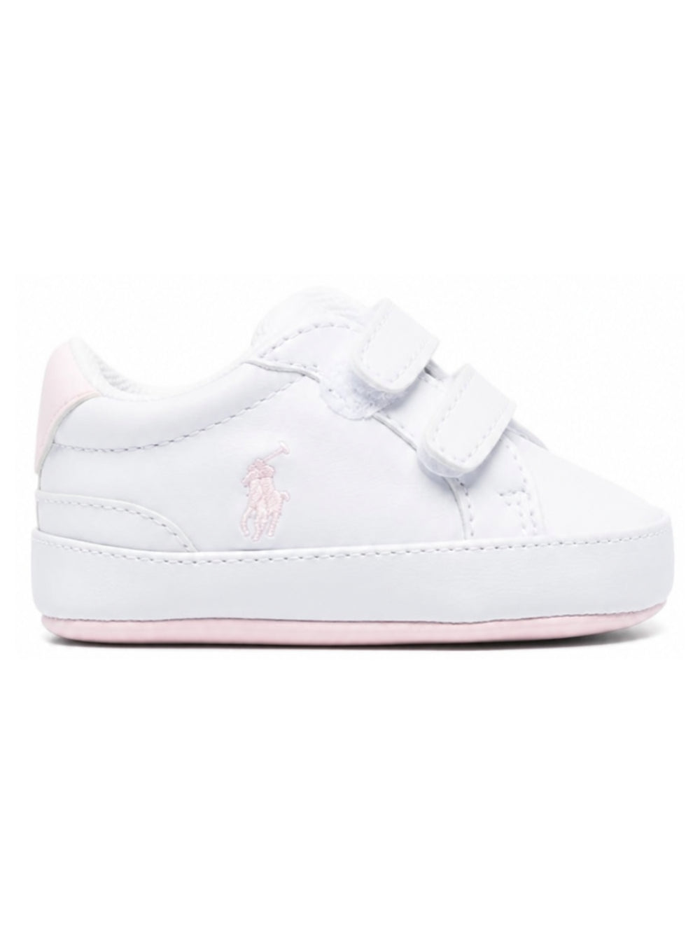 Sneakers per neonata Polo Ralph Lauren Kids bianche con motivo Polo Pony RL100733 WHITE Ralph Lauren kids 
