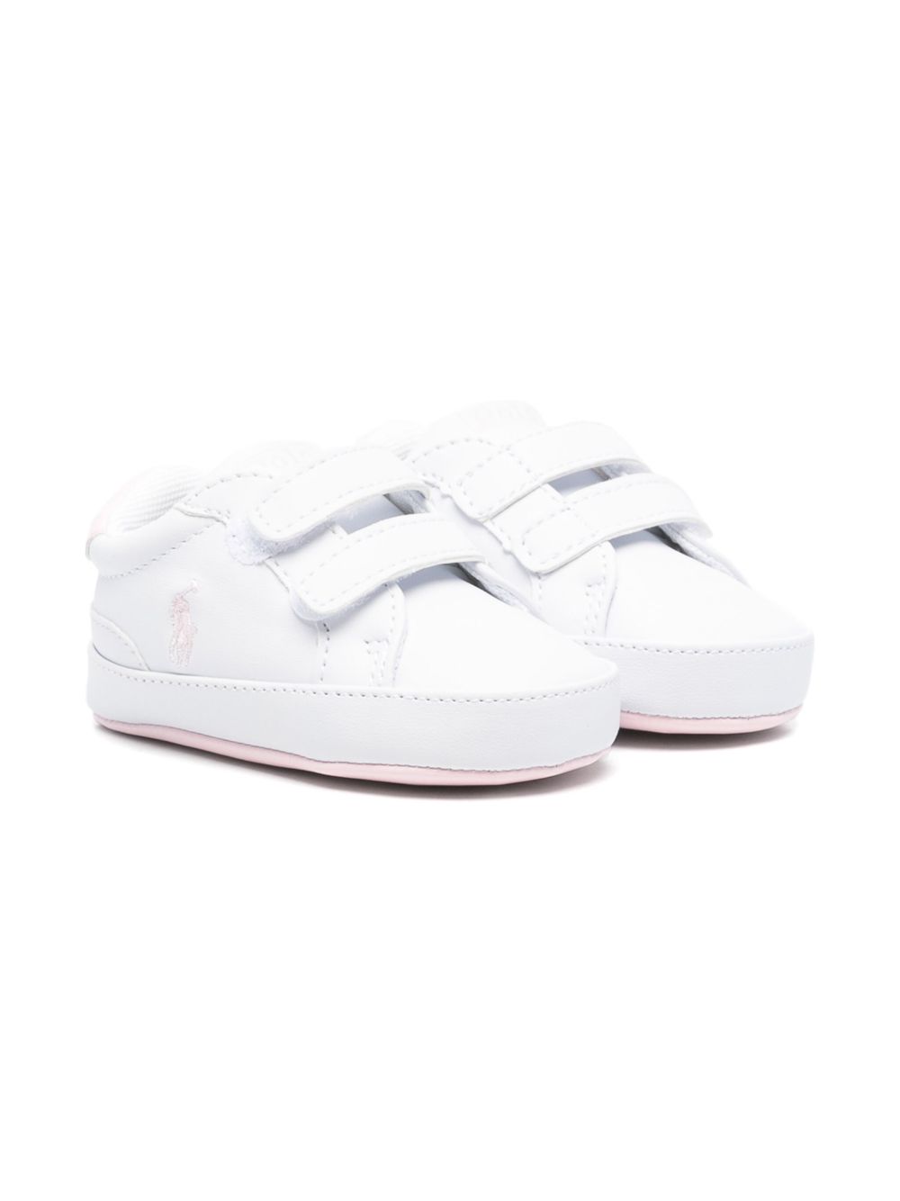 Sneakers per neonata Polo Ralph Lauren Kids bianche con motivo Polo Pony RL100733 WHITE Ralph Lauren kids 