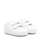 Sneakers per neonata Polo Ralph Lauren Kids bianche con motivo Polo Pony RL100733 WHITE Ralph Lauren kids 