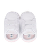 Sneakers per neonata Polo Ralph Lauren Kids bianche con motivo Polo Pony RL100733 WHITE Ralph Lauren kids 