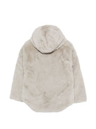 Giubbino per bambina Save The Duck Kids grigio chiaro con cappuccio J31153G FURY23 40019 SAVE THE DUCK 
