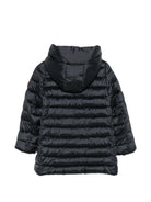 Giubbino per bambina Save The Duck Kids nero con finitura trapuntata J40279G IRIS23 10000 SAVE THE DUCK 