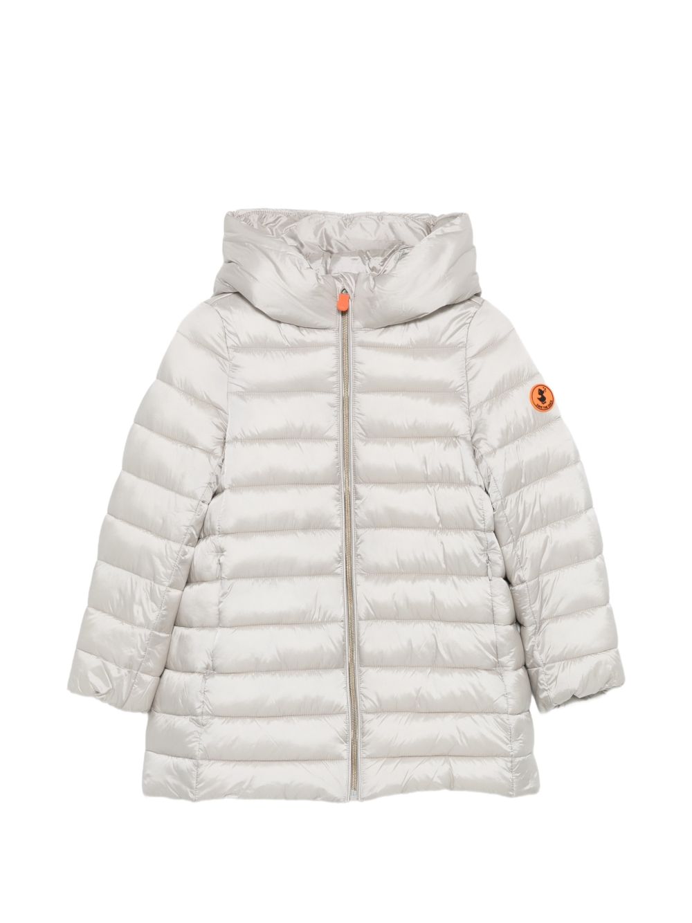 Giubbino per bambina Save The Duck Kids grigio chiaro con finitura trapuntata J40279G IRIS26 40019 SAVE THE DUCK 