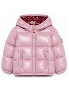 Giubbino per neonata Save The Duck Kids rosa lucido con design trapuntato I33231X LOVE23 80044 SAVE THE DUCK KIDS 