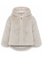 Giubbino per bambina Save The Duck Kids grigio chiaro con cappuccio J31153G FURY23 40019 SAVE THE DUCK KIDS 