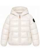 Giubbino per bambini Save The Duck Kids bianco con design trapuntato J31280B LOVE21 00002 SAVE THE DUCK KIDS 