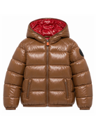 Giubbino per bambino Save The Duck Kids marrone lucido con deisgn trapuntato J31280B LOVE21 40054 SAVE THE DUCK KIDS 