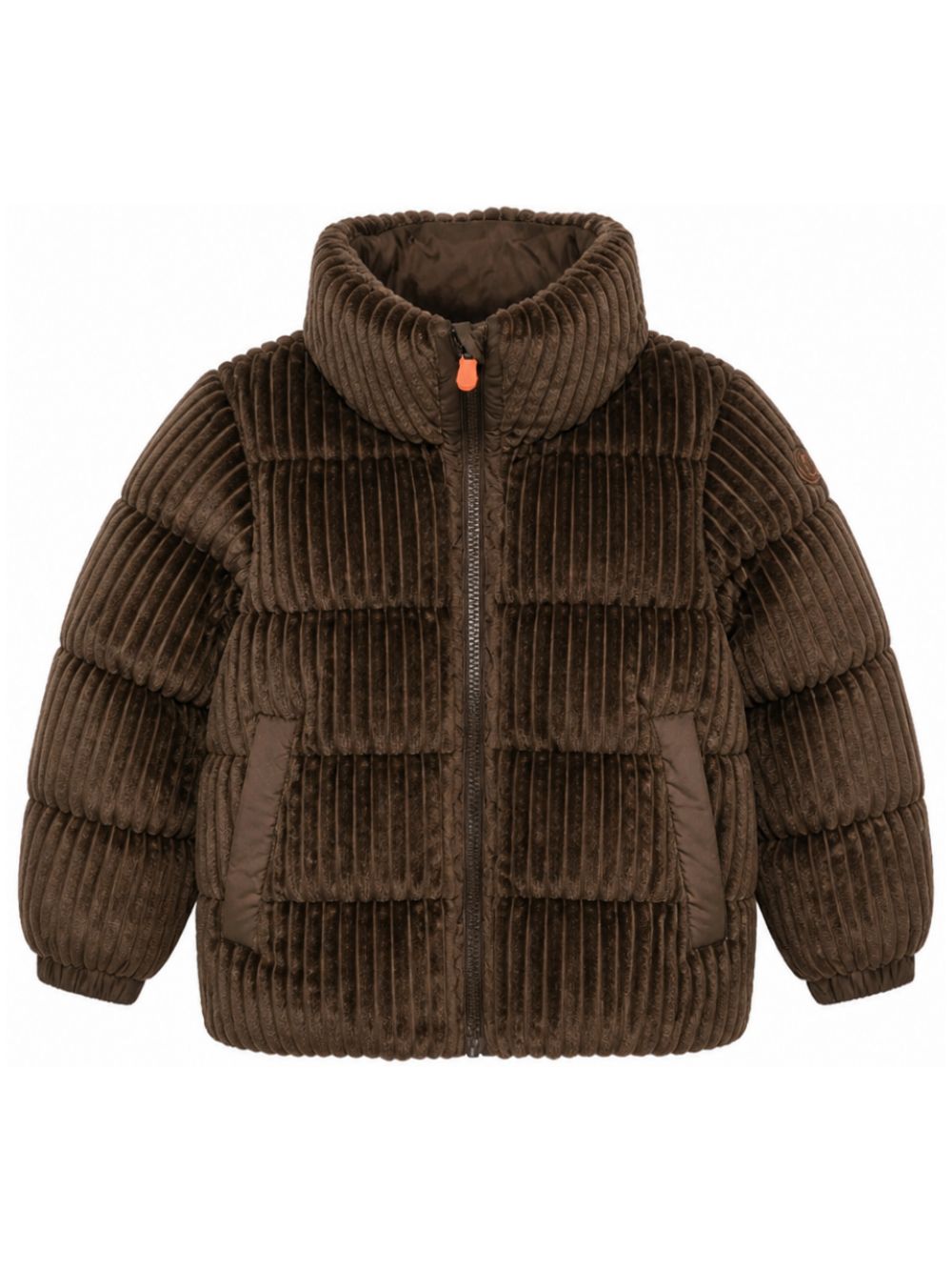 Giubbino per bambina Save The Duck Kids marrone con effetto velluto a coste J31466G COBY23 40036 SAVE THE DUCK KIDS 