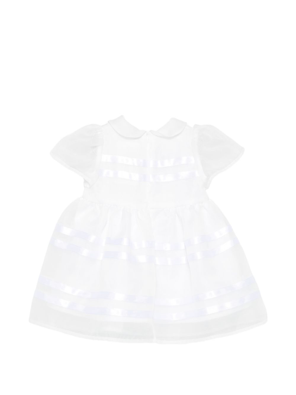 Abito per neonata Simonetta Kids bianco a maniche corte SZ1011 O0075 100 SIMONETTA KIDS 