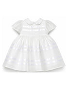 Abito per neonata Simonetta Kids bianco a maniche corte SZ1011 O0075 100 SIMONETTA KIDS 