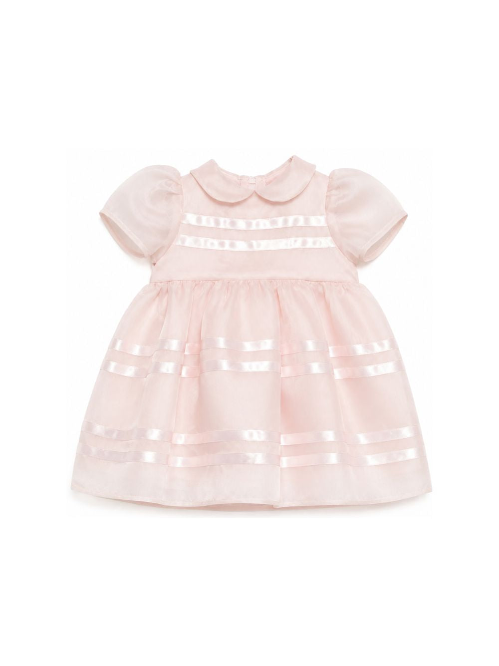 Abito per neonata Simonetta Kids rosa a maniche corte SZ1011 O0075 51E SIMONETTA KIDS 