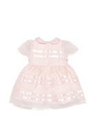 Abito per neonata Simonetta Kids rosa a maniche corte SZ1011 O0075 51E SIMONETTA KIDS 