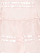 Abito a balze per bambina Simonetta Kids rosa chiaro trasparente SZ1A90 O0075 51E SIMONETTA KIDS 