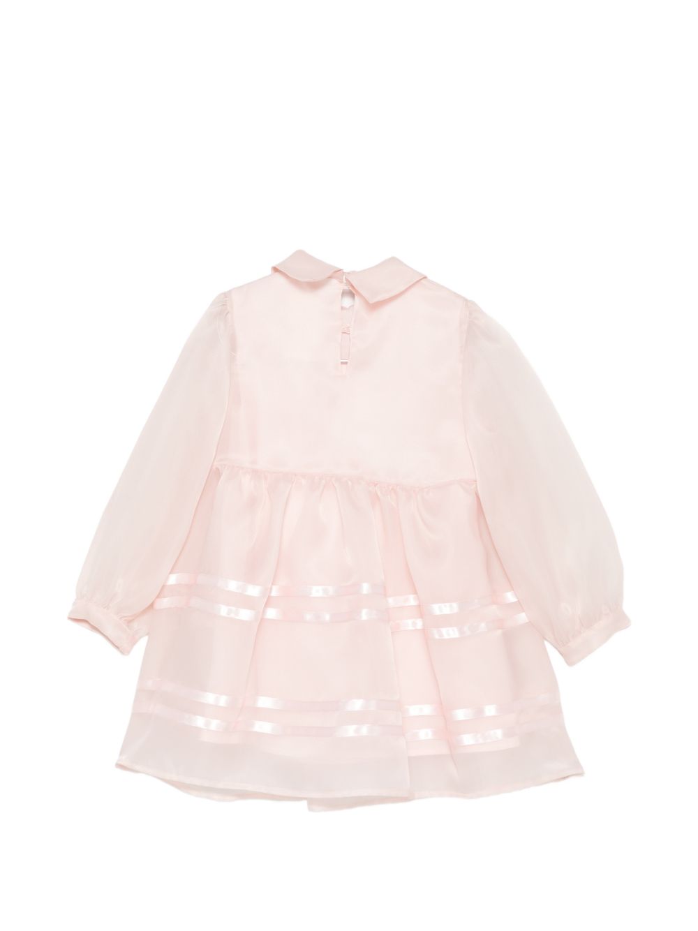 Abito a balze per bambina Simonetta Kids rosa chiaro trasparente SZ1A90 O0075 51E SIMONETTA KIDS 