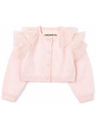Cardigan per neonata Simonetta Kids rosa con volant SZ9020 W0012 501 SIMONETTA KIDS 