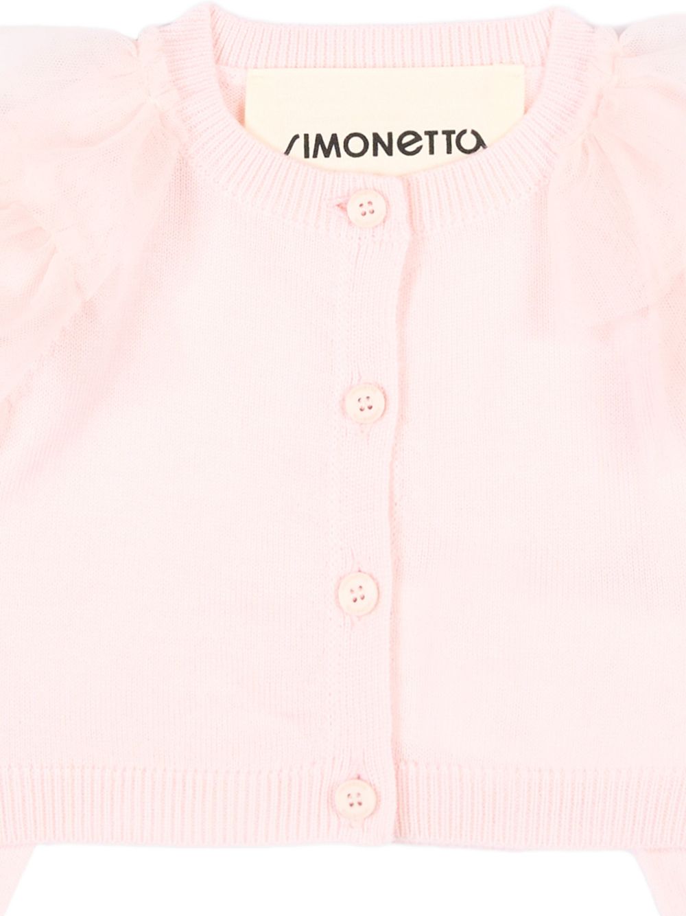 Cardigan per neonata Simonetta Kids rosa con volant SZ9020 W0012 501 SIMONETTA KIDS 