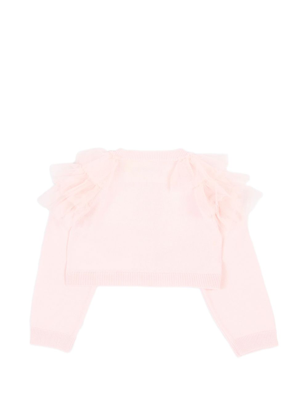 Cardigan per neonata Simonetta Kids rosa con volant SZ9020 W0012 501 SIMONETTA KIDS 