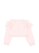 Cardigan per neonata Simonetta Kids rosa con volant SZ9020 W0012 501 SIMONETTA KIDS 