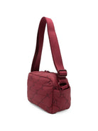 Borsa a spalla per bambina Stella McCartney Kids bordeaux con stampa logo TY0538 Z3652 416NE STELLA McCARTNEY KIDS 