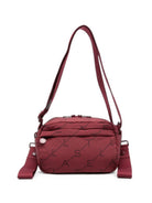 Borsa a spalla per bambina Stella McCartney Kids bordeaux con stampa logo TY0538 Z3652 416NE STELLA McCARTNEY KIDS 