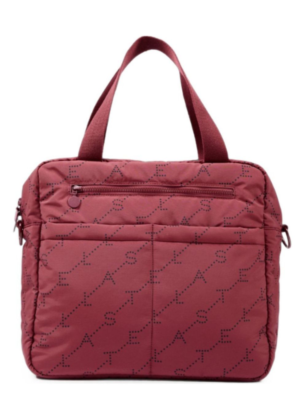 Borsa fasciatoio per neonati Stella McCartney Kids bordeaux trapuntata con tappetino per il cambio e logo TY0548 Z3652 416NE STELLA McCARTNEY KIDS 