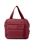 Borsa fasciatoio per neonati Stella McCartney Kids bordeaux trapuntata con tappetino per il cambio e logo TY0548 Z3652 416NE STELLA McCARTNEY KIDS 