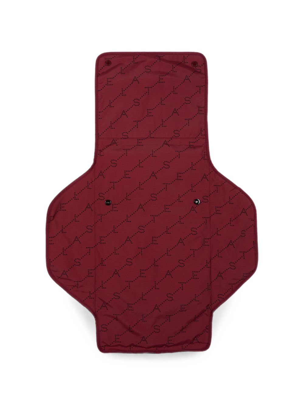 Borsa fasciatoio per neonati Stella McCartney Kids bordeaux trapuntata con tappetino per il cambio e logo TY0548 Z3652 416NE STELLA McCARTNEY KIDS 