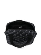 Borsa fasciatoio per neonati Stella McCartney Kids nera trapuntata con tappetino per il cambio e logo TY0548 Z3652 930BC STELLA McCARTNEY KIDS 