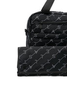 Borsa fasciatoio per neonati Stella McCartney Kids nera trapuntata con tappetino per il cambio e logo TY0548 Z3652 930BC STELLA McCARTNEY KIDS 