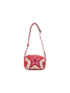 Borsa a spalla per bambina Stella McCartney Kids rossa con applicazione a stella TZ0A28 Z4148 999 STELLA McCARTNEY KIDS 