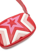 Borsa a spalla per bambina Stella McCartney Kids rossa con applicazione a stella TZ0A28 Z4148 999 STELLA McCARTNEY KIDS 