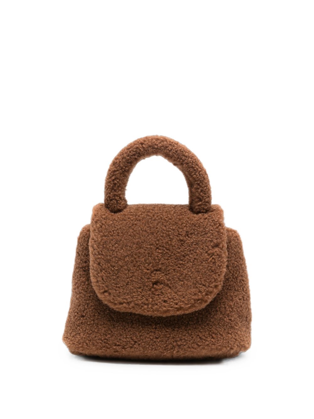 Borsa per bambina Stella McCartney Kids marrone in finta pelliccia TZ0A48 Z3237 307 STELLA McCARTNEY KIDS 