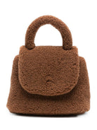 Borsa per bambina Stella McCartney Kids marrone in finta pelliccia TZ0A48 Z3237 307 STELLA McCARTNEY KIDS 