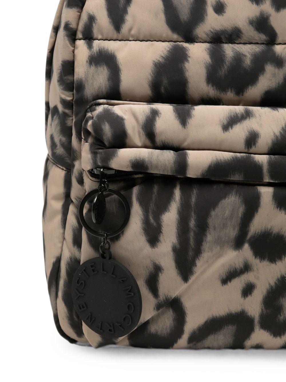 Zaino per bambina Stella McCartney Kids beige imbottito leopardato TZ0A88 Z4047 132NE STELLA McCARTNEY KIDS 