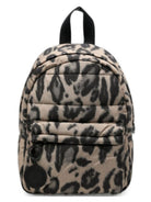 Zaino per bambina Stella McCartney Kids beige imbottito leopardato TZ0A88 Z4047 132NE STELLA McCARTNEY KIDS 