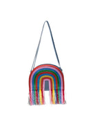 Borsa per bambina Stella McCartney Kids in denim con motivo arcobaleno TZ0B18 Z4161 606 STELLA McCARTNEY KIDS 