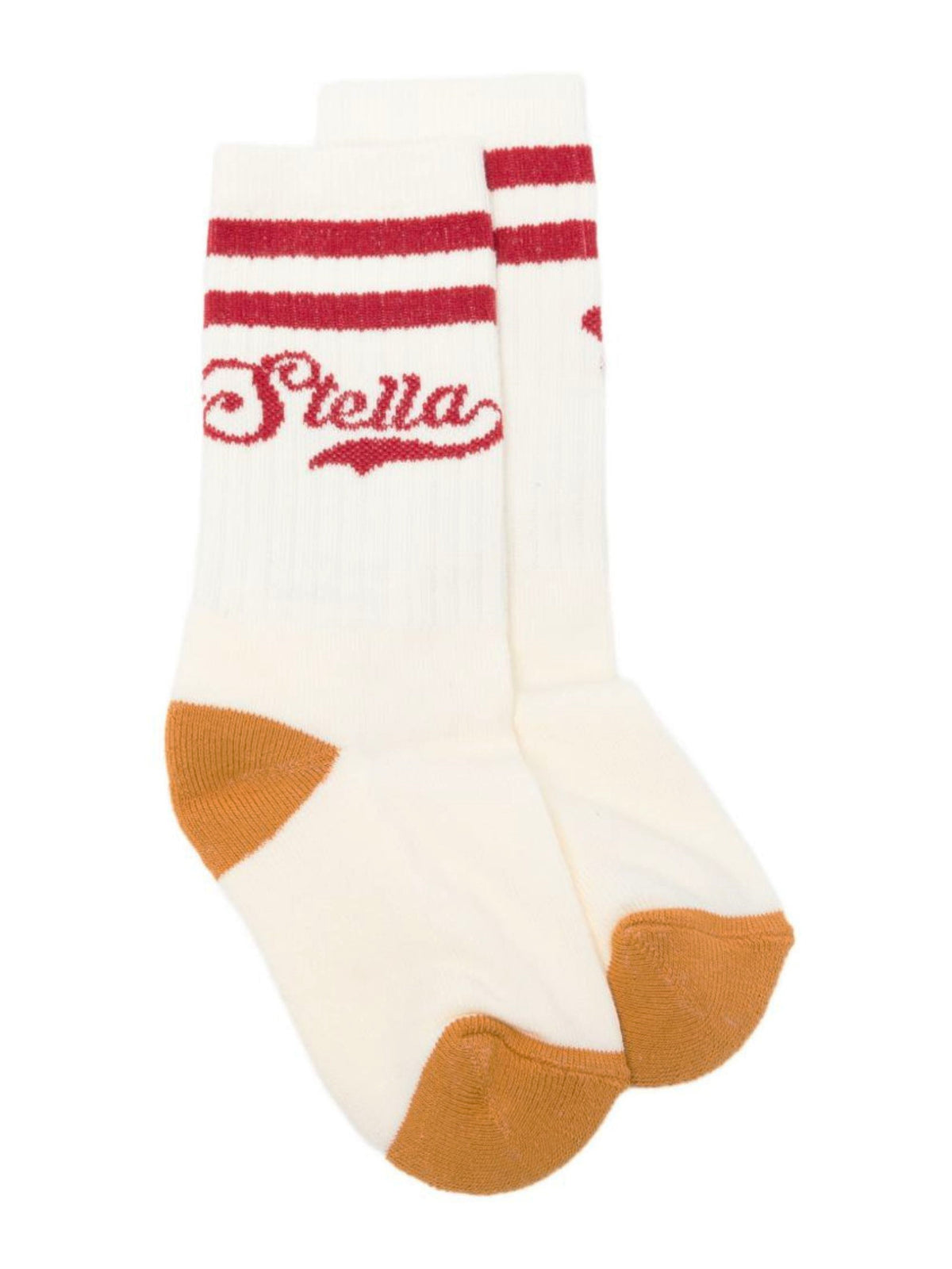 Calzini per bambina Stella McCartney Kids bianchi con logo ricamato TZ0B40 Z3972 189 STELLA McCARTNEY KIDS 