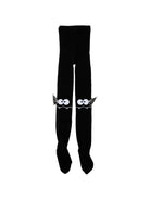 Collant per bambina Stella McCartney Kids neri con motivo mostro TZ0B50 Z0794 930 STELLA McCARTNEY KIDS 