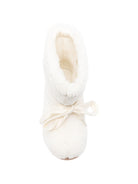 Stivali stringati per bambina Stella McCartney Kids bianchi in shearling sintetico TZ0B96 Z3987 189 STELLA McCARTNEY KIDS 