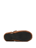 Ballerine per bambina Stella McCartney Kids marrone con cintura con fibbia TZ0C06 Z3237 307 STELLA McCARTNEY KIDS 