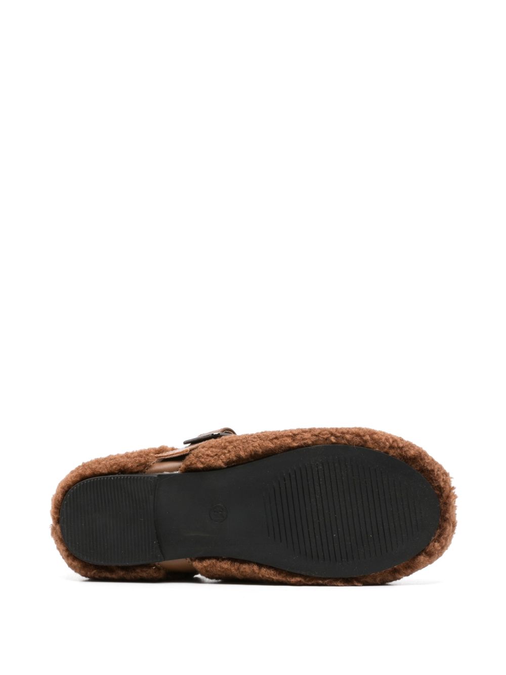 Ballerina per bambina Stella McCartney Kids marrone con cintura con fibbia TZ0C06 Z3237 307 STELLA McCARTNEY KIDS 