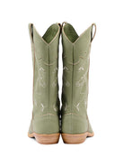 Stivali per bambina Stella McCartney Kids verde con motivo cavallo ricamato TZ0C16 Z3983 70G STELLA McCARTNEY KIDS 