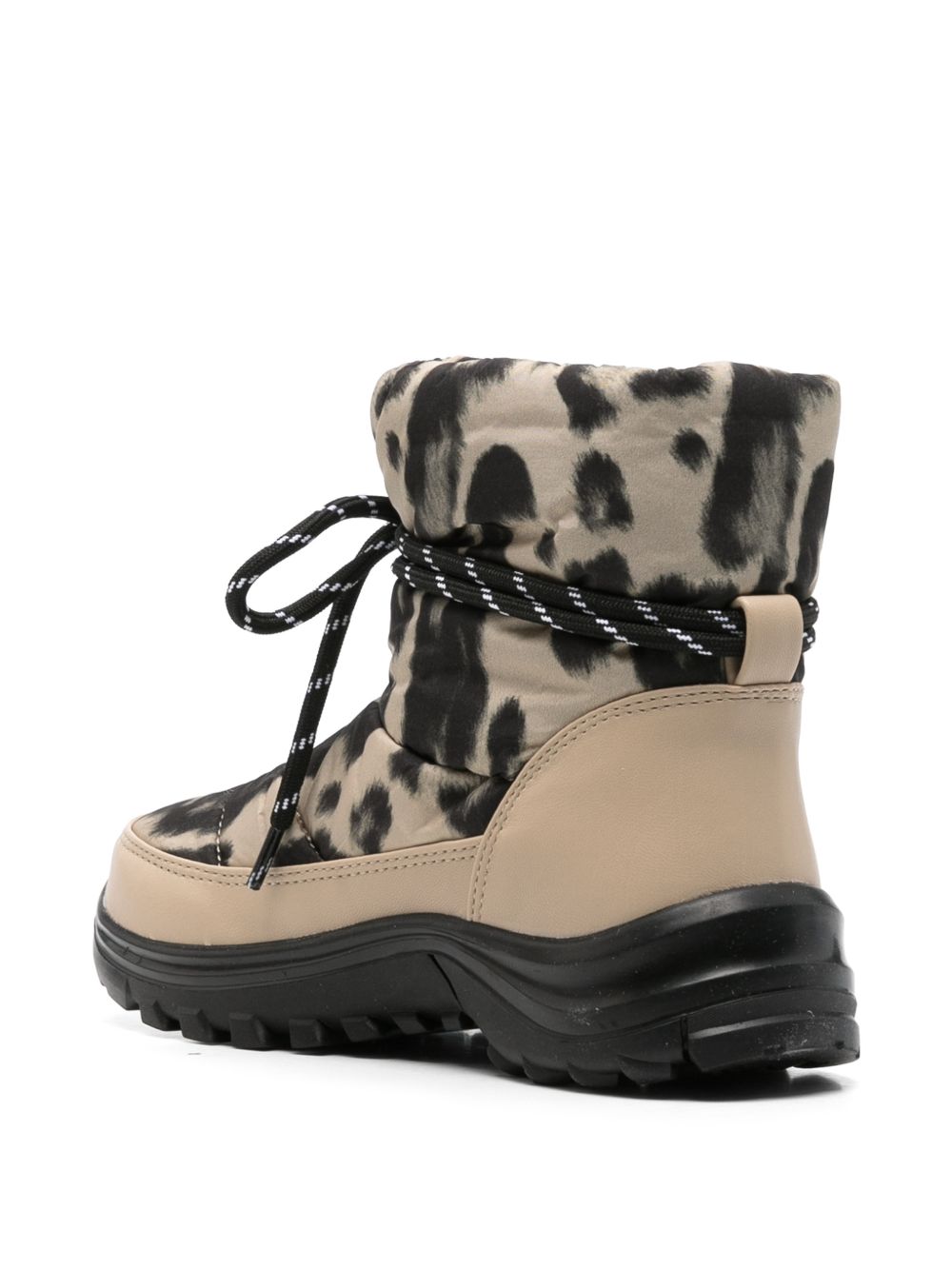 Stivali per bambina Stella McCartney Kids beige con stampa animalier TZ0C36 Z4133 132NE STELLA McCARTNEY KIDS 