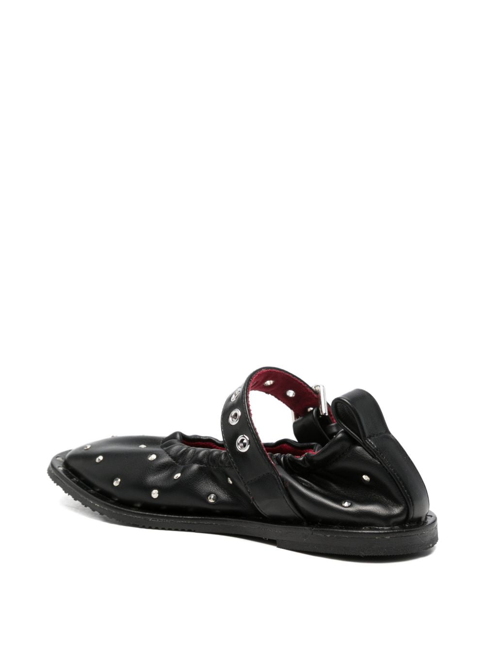 Ballerine per bambina Stella McCartney Kids nere con dettaglio con borchie color argento TZ0C66 Z4116 930 STELLA McCARTNEY KIDS 