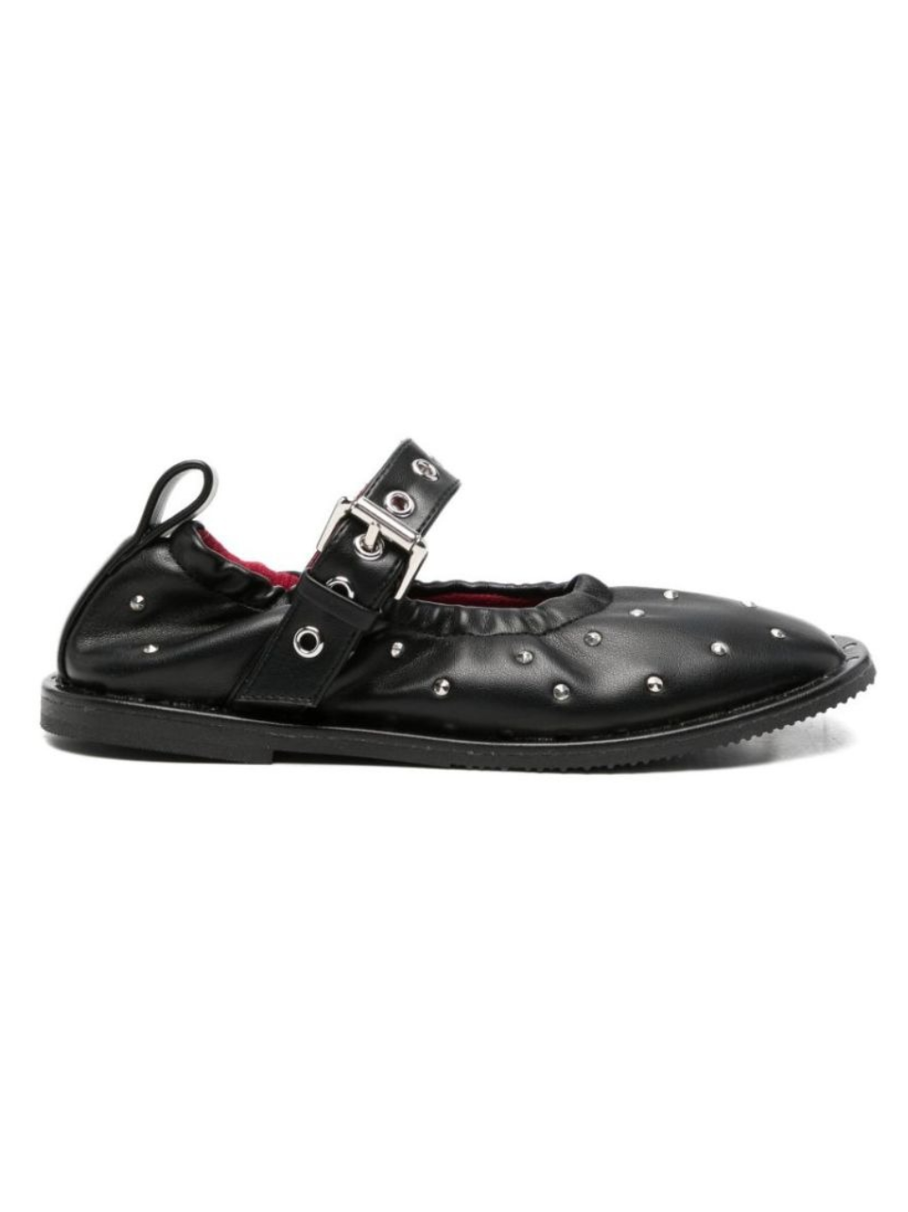 Ballerine per bambina Stella McCartney Kids nere con dettaglio con borchie color argento TZ0C66 Z4116 930 STELLA McCARTNEY KIDS 