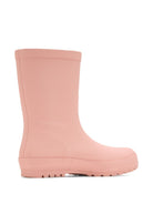 Stivali da pioggia per bambina Stella McCartney Kids rosa con patch logo sui lati TZ0D06 Z0234 50M STELLA McCARTNEY KIDS 