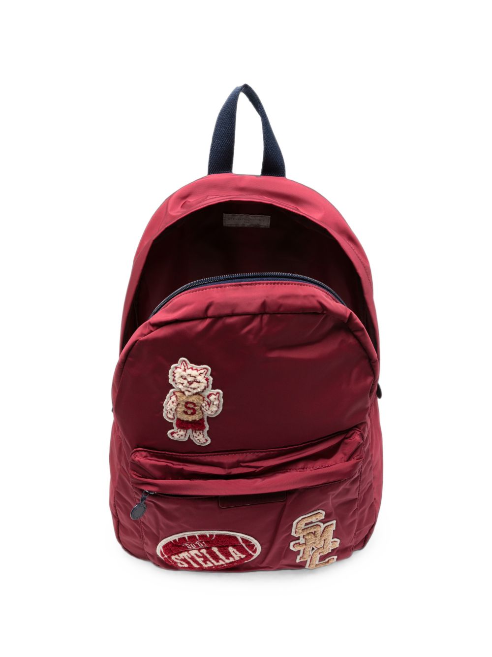 Zaino per bambini Stella McCartney kids rosso con applicazione TZ0P28 Z0537 416 STELLA McCARTNEY KIDS 