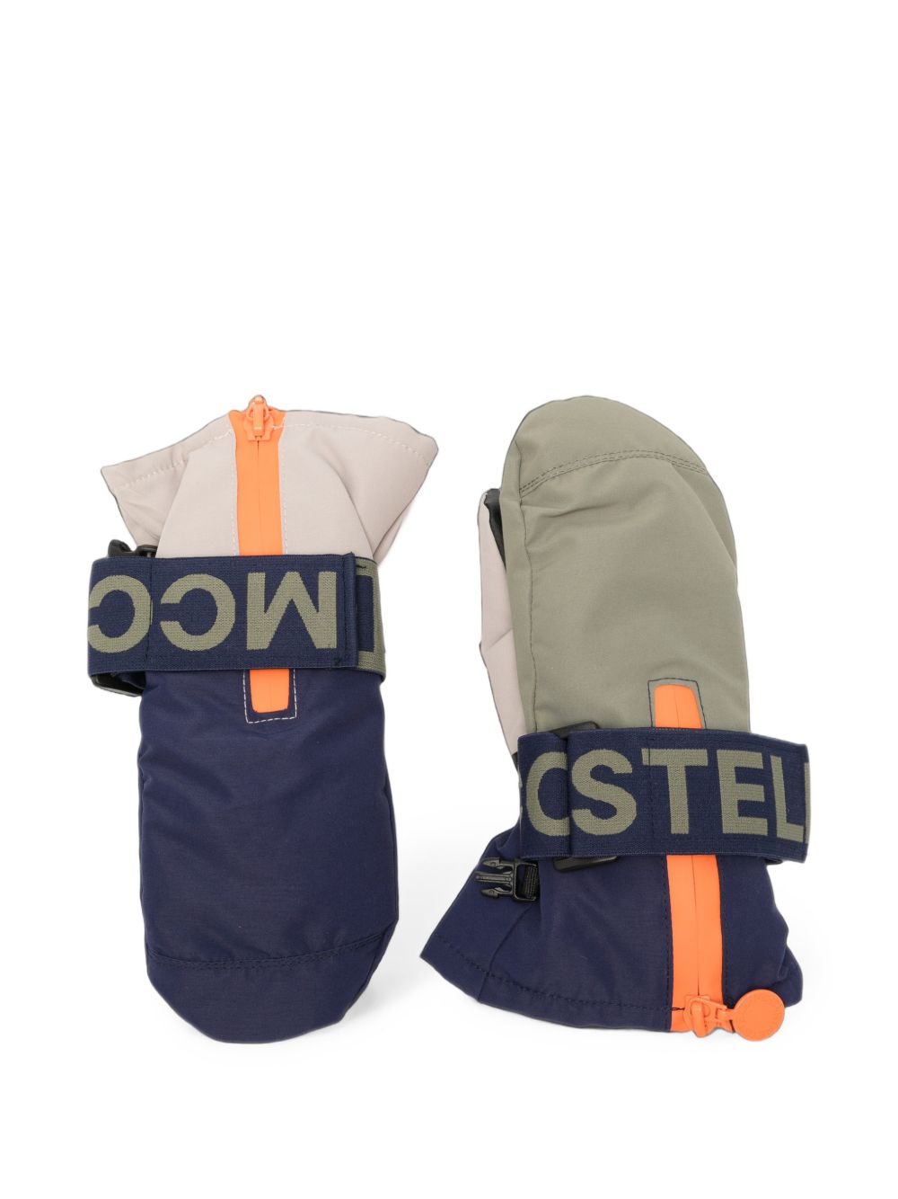 Muffole per bambino Stella McCartney Kids blu con logo<BR/> TZ0P49 Z0432 999 STELLA McCARTNEY KIDS 