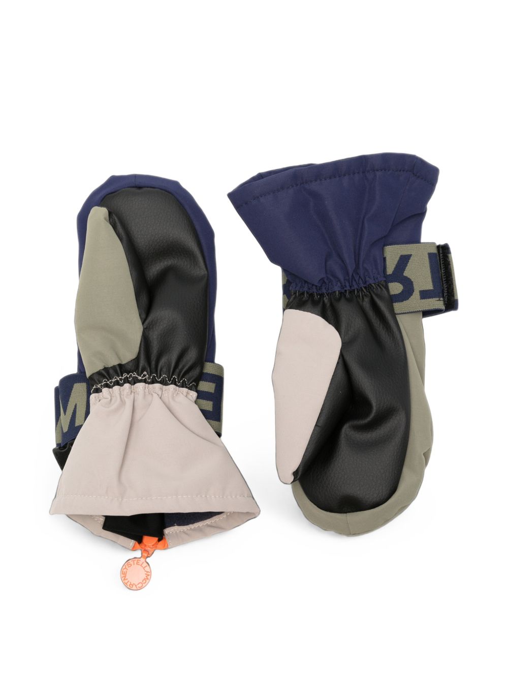 Muffole per bambino Stella McCartney Kids blu con logo<BR/> TZ0P49 Z0432 999 STELLA McCARTNEY KIDS 
