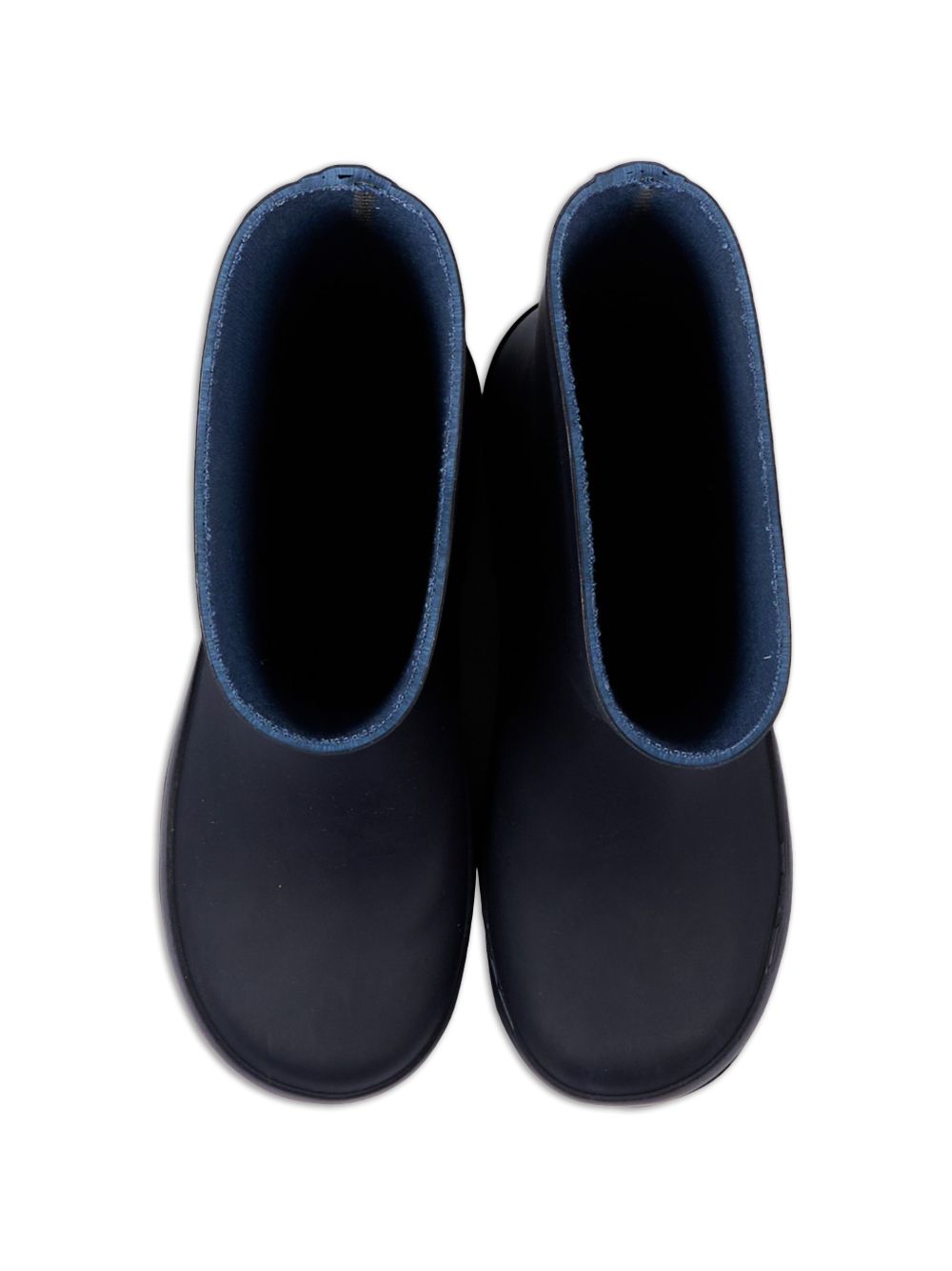Stivali da pioggia per bambini Stella McCartney Kids blu con logo sul lato TZ0Q37 Z0234 61L STELLA McCARTNEY KIDS 